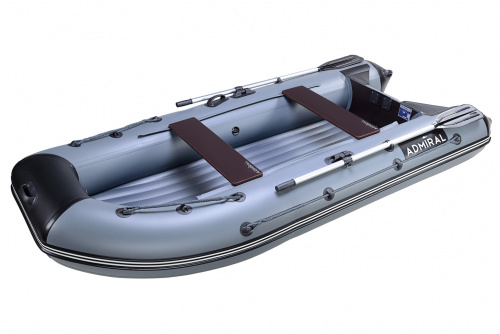 Лодка Адмирал 320 Classic Серо-черный (Ø-40см, до 10л.с.)
