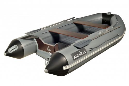 Лодка Адмирал 330 CF НДНД Серо-черный (Ø-45см, до 18л.с.)